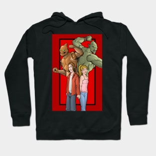 robot monster girl Hoodie